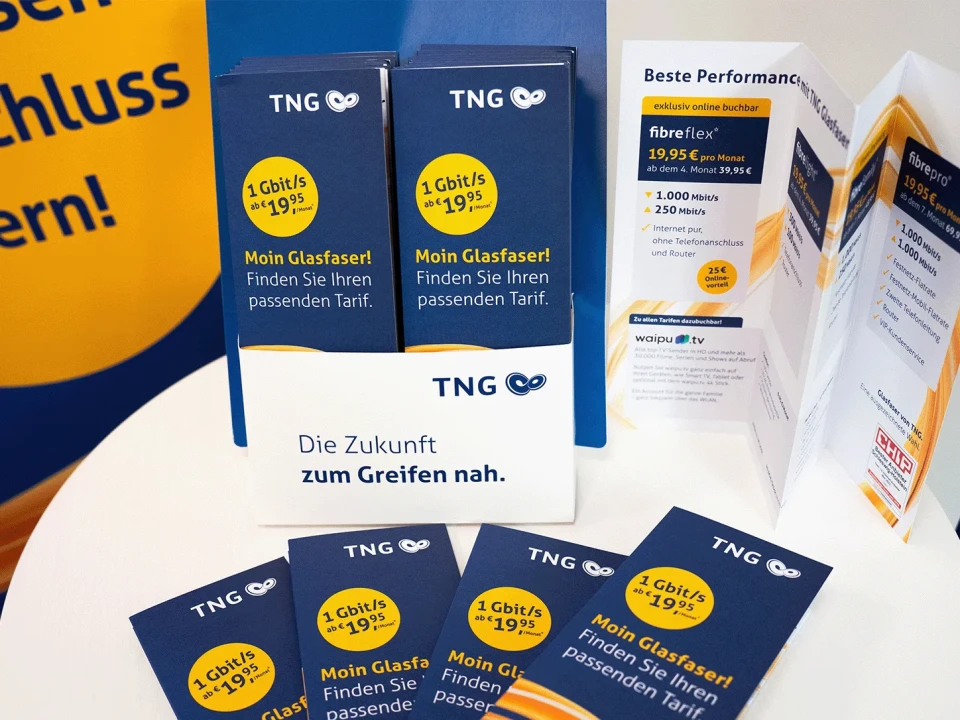 Werbematerial für Partner