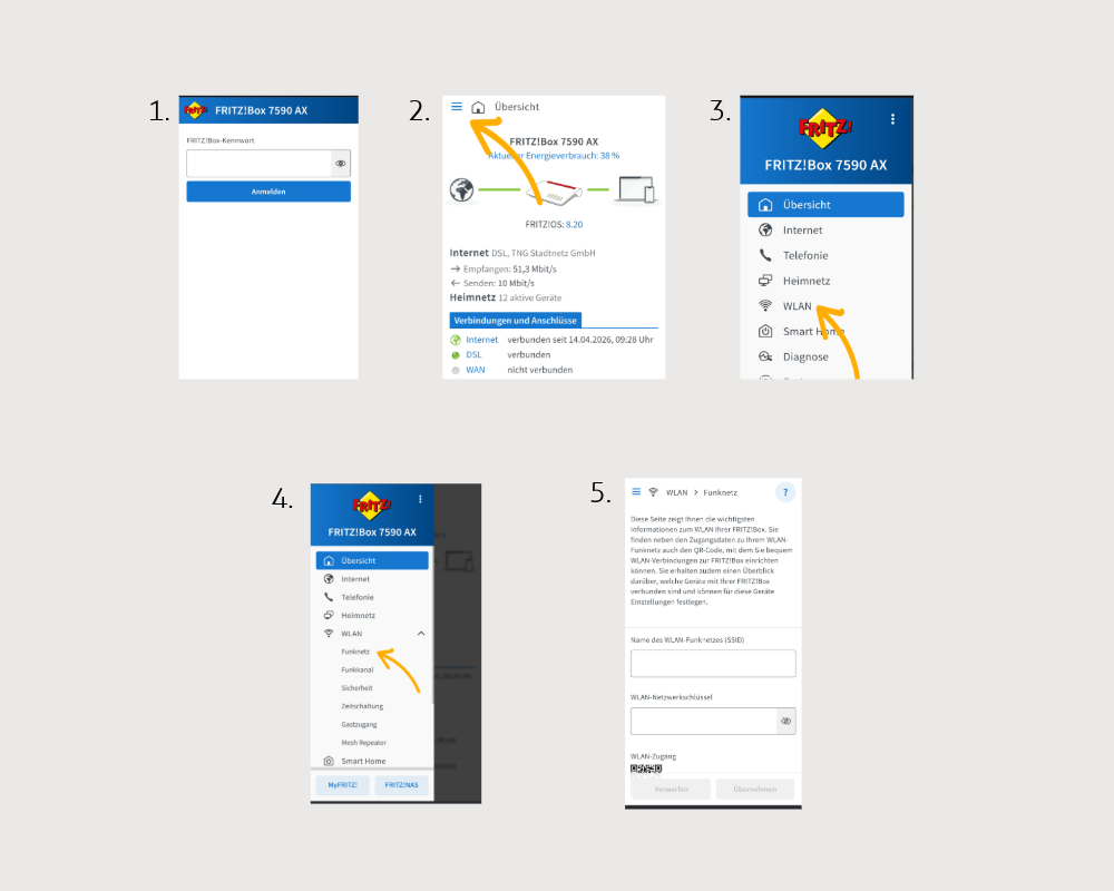 Grafiken WLAN Name aendern