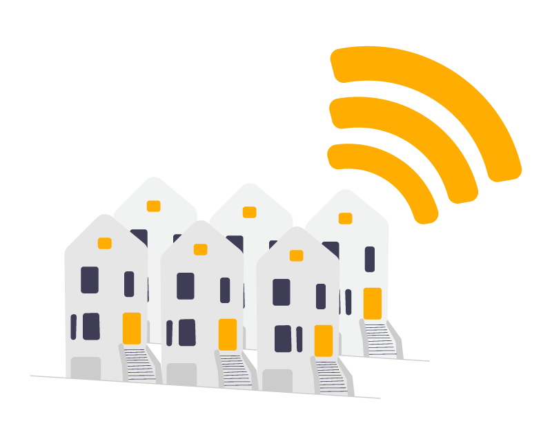 Mietwohnung Glasfaser