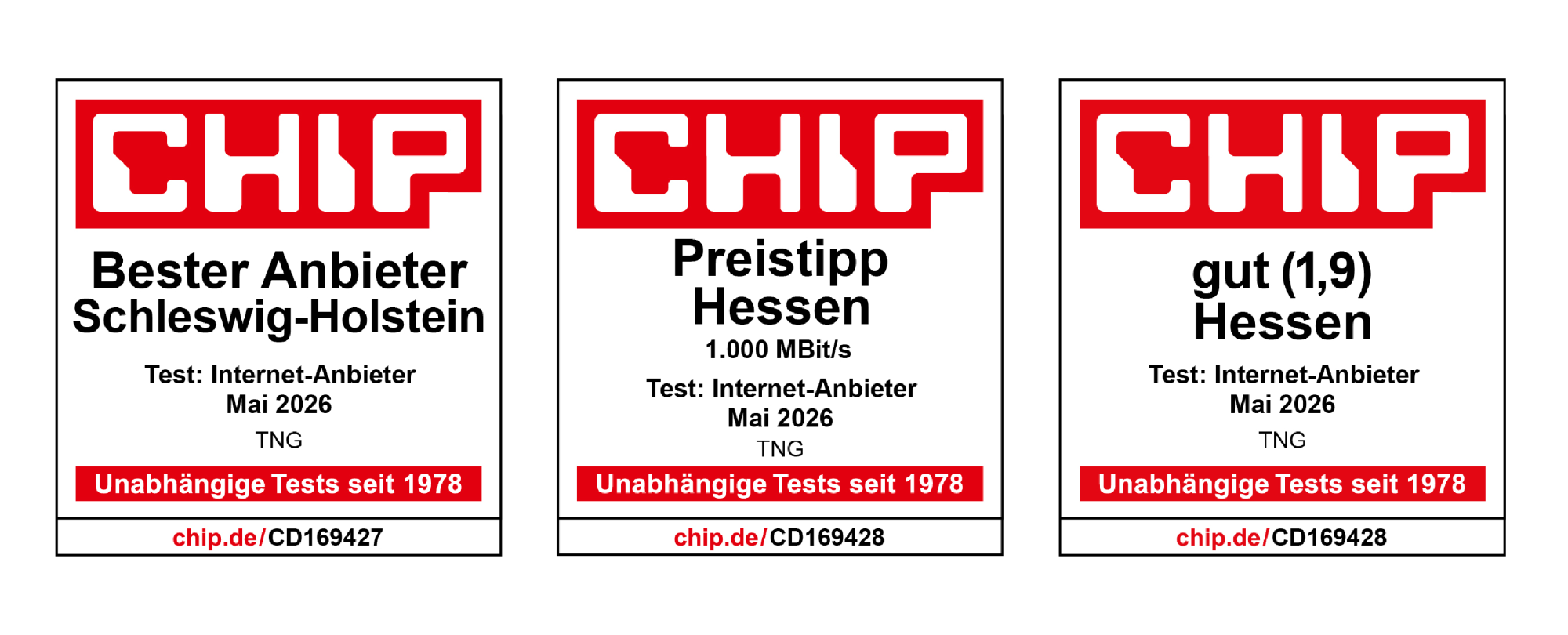 TNG Auszeichnungen Glasfaser