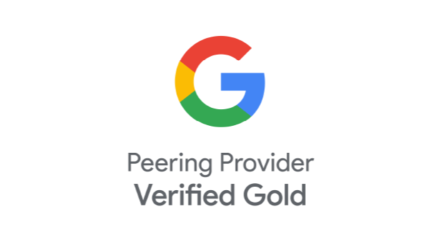 Siegel Google Peering Provider Verified Gold