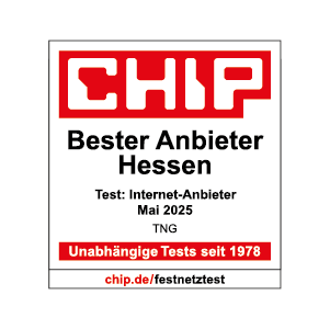 TNG ist bester Internetanbieter in Hessen CHIP
