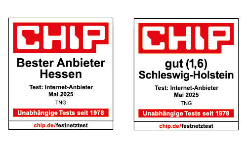CHIP Testsiegel 2025 mittlere Größe