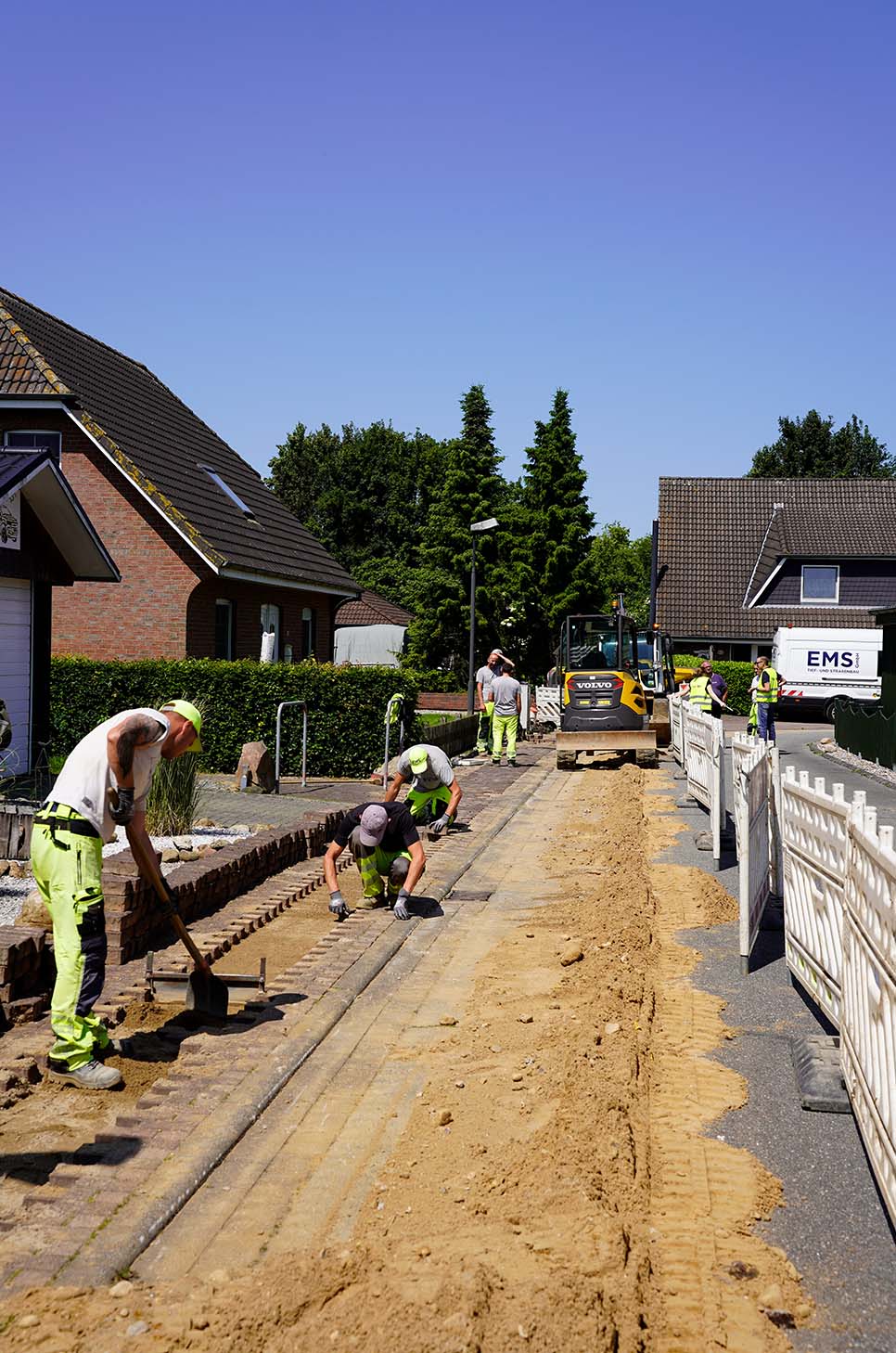 Wiederherstellen des Gehwegs