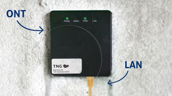 Steckt das Lan-Kabel korrekt?